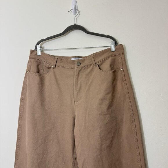 M.M. Lafleur The Milo Wide Leg Jeans Size 16 Eco Better Than Denim Stretch - Picture 3 of 7